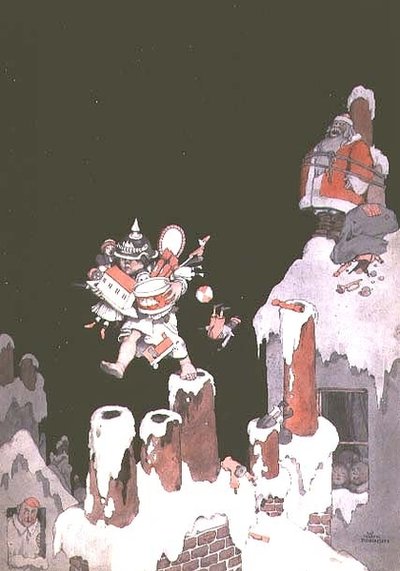 Łup — wskazówka od Hunów autorstwa William Heath Robinson