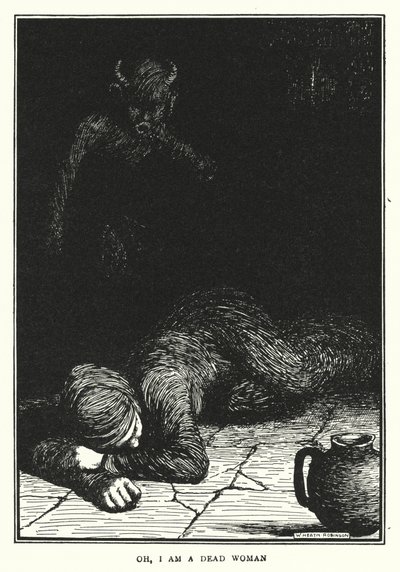 Och, jestem martwą kobietą (lito) autorstwa William Heath Robinson