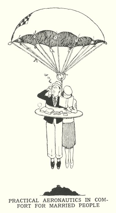 Praktyczna aeronautyka w komfortowych warunkach dla małżeństw (lito) autorstwa William Heath Robinson