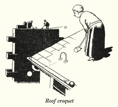 Krokiet dachowy (lito) autorstwa William Heath Robinson
