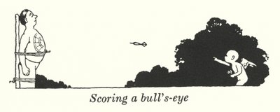 Strzelanie w dziesiątkę (lito) autorstwa William Heath Robinson