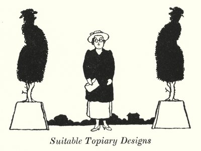Odpowiednie wzory topiary (lito) autorstwa William Heath Robinson