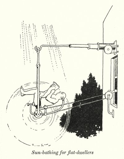 Opalanie dla mieszkańców mieszkań (litos) autorstwa William Heath Robinson