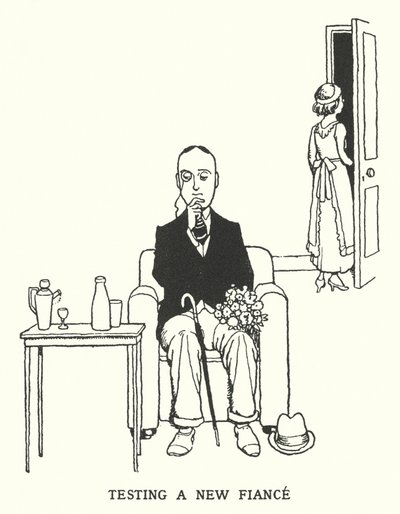 Testowanie nowego narzeczonego (lito) autorstwa William Heath Robinson