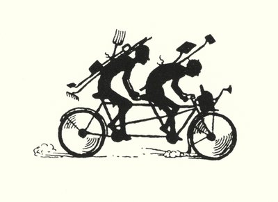 Koniec (lito) autorstwa William Heath Robinson