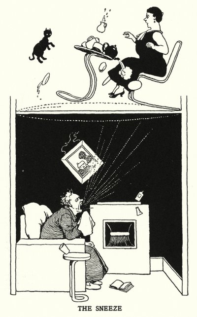 Kichnięcie (lito) autorstwa William Heath Robinson