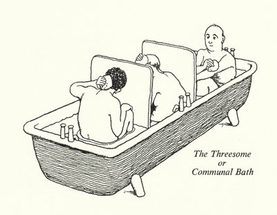 Trójkąt lub wspólna kąpiel (lito) autorstwa William Heath Robinson