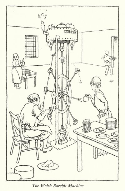 Walijska maszyna do rzadkich bitów (lito) autorstwa William Heath Robinson