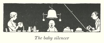 Tłumik dla dziecka (lit) autorstwa William Heath Robinson