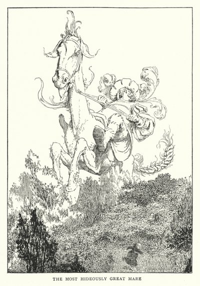 Najbardziej ohydnie wspaniała klacz (lito) autorstwa William Heath Robinson