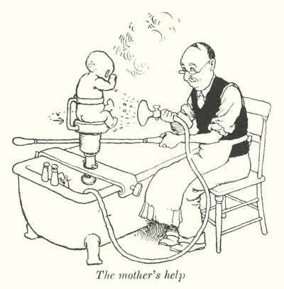 Pomoc matki (lito) autorstwa William Heath Robinson