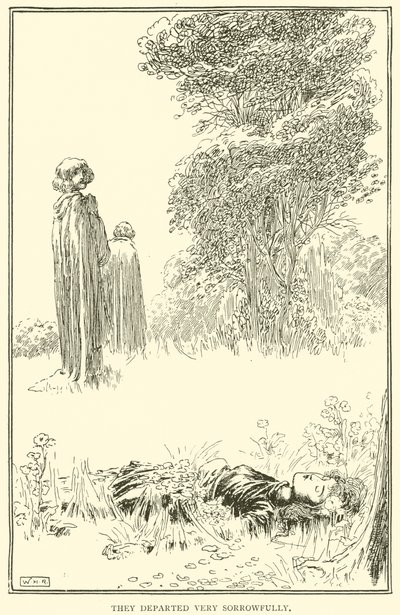 Odeszli bardzo smutno autorstwa William Heath Robinson
