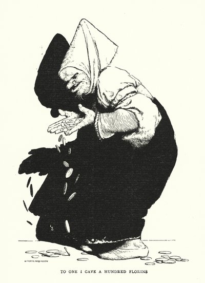 Jednemu dałem sto florenów (lito) autorstwa William Heath Robinson