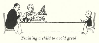Szkolenie dziecka w unikaniu chciwości (lito) autorstwa William Heath Robinson