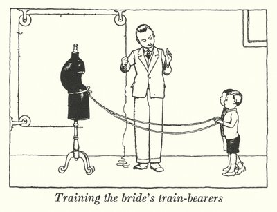 Szkolenie tragarzy panny młodej (lito) autorstwa William Heath Robinson