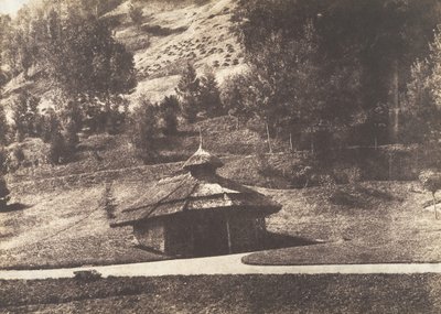 Rustykalny pawilon w Eaux-Bonnes, 1854. autorstwa William Henri Gebhard.