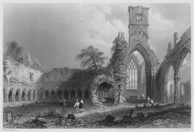 Opactwo Sligo (grawerowanie) autorstwa William Henry (after) Bartlett
