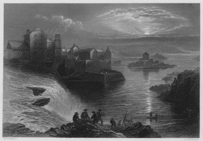 Ballyshannon (grawerowanie) autorstwa William Henry (after) Bartlett