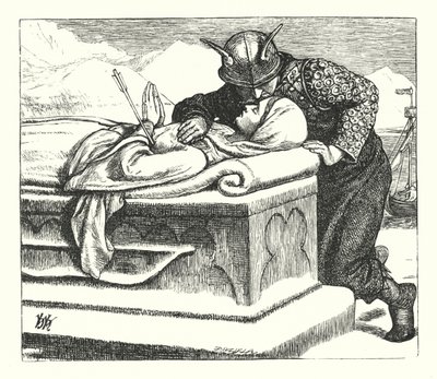 Ballada o Orianie (rycina) autorstwa William Henry (after) Hunt