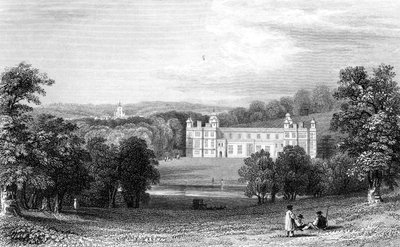 Audley End, Essex, grawerowane przez Henry