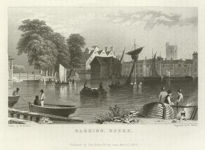 Szczekanie, Essex autorstwa William Henry Bartlett