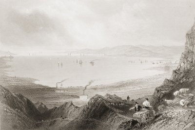 Belfast Lough, hrabstwo Antrim, z „Krajobrazy i starożytności Irlandii” George