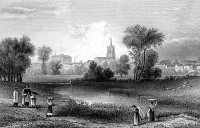 Chelmsford, Essex, grawerowane przez Johna Rogersa, 1831 autorstwa William Henry Bartlett