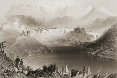 Clifden, Connemara, hrabstwo Galway, Irlandia, z „Scenery and Antiquities of Ireland” George