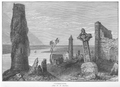 Clonmacnoise autorstwa William Henry Bartlett