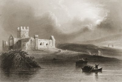 Opactwo Dunbrody, hrabstwo Wexford, Irlandia, z „Scenery and Antiquities of Ireland” George
