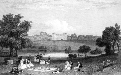 Hallingbury Place, Essex, grawerowane przez Henry