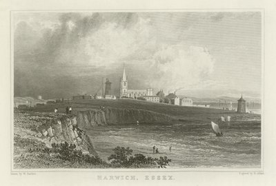 Harwich, Essex autorstwa William Henry Bartlett