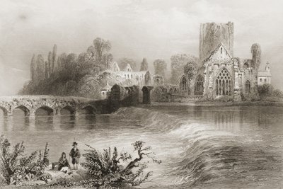 Holycross Abbey, County Tipperary, Irlandia, z „Scenery and Antiquities of Ireland” George