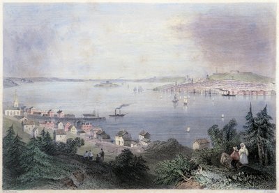 Widok Halifax - w „”Kanadyjska sceneria ilustrowana” Williama Henry