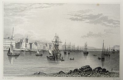 Waterford, Irlandia, grawerowane przez W. Taylor autorstwa William Henry Bartlett