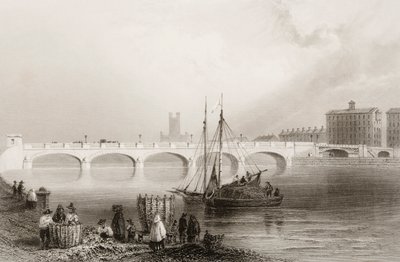 Wellesley Bridge, Limerick, Irlandia, z „Scenery and Antiquities of Ireland” George
