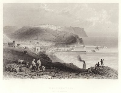 Whitehaven (z głową St Bees) autorstwa William Henry Bartlett
