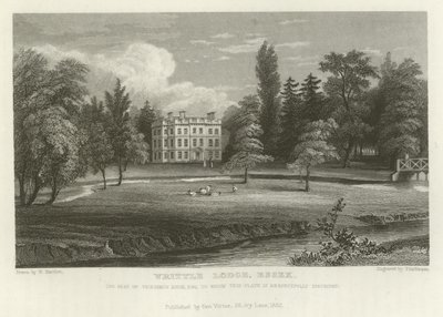 Writtle Lodge, Essex, siedziba Vicesimusa Knoxa, Esquire autorstwa William Henry Bartlett