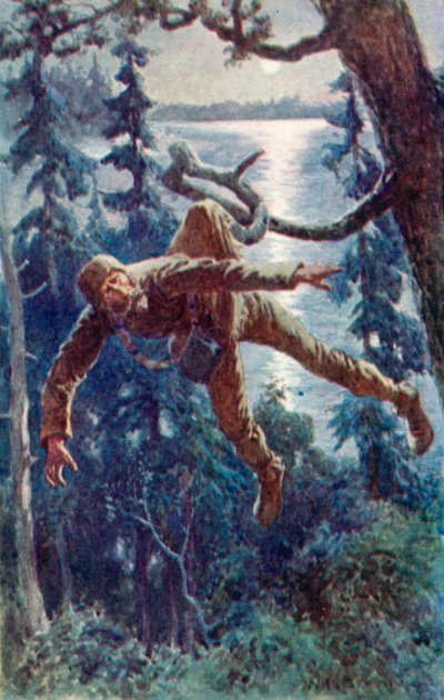 Zaczep zahaczył o spódnicę jego koszuli i zawisł w powietrzu autorstwa William Henry Charles Groome