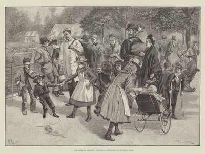 Płuca Londynu, sobotnie popołudnie w Victoria Park autorstwa William Henry Charles Groome