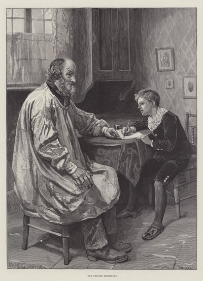Prywatny sekretarz autorstwa William Henry Charles Groome