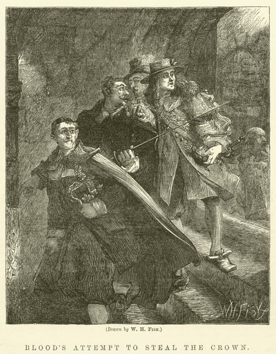 Krwi próba kradzieży korony autorstwa William Henry Fisk