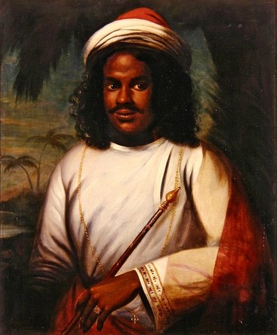 Portret indyjskiego księcia autorstwa William Henry Florio Hutchinson