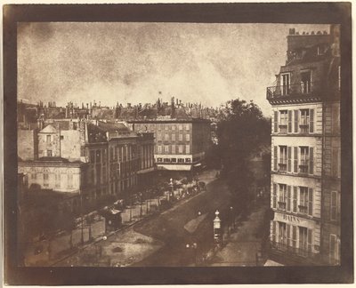Widok z lotu ptaka na Paryż autorstwa William Henry Fox Talbot