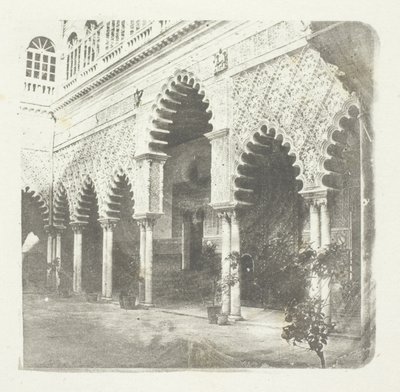 Alkazar w Sewilli autorstwa William Henry Fox Talbot