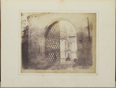 Brama wejściowa, Abbotsford autorstwa William Henry Fox Talbot