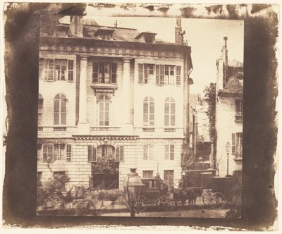 Paryskie kamienice w Paryżu autorstwa William Henry Fox Talbot