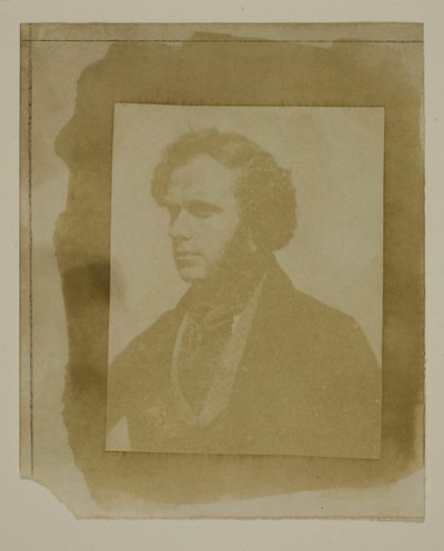Portret Hennemana z profilu autorstwa William Henry Fox Talbot