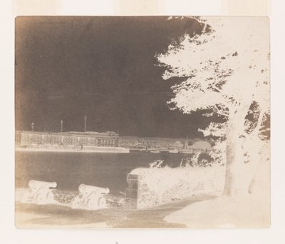 Royal William Victualling Yard, Plymouth, z Mount Edgecumbe autorstwa William Henry Fox Talbot