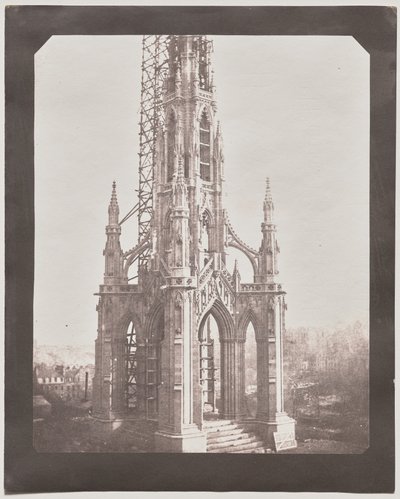 Pomnik Sir Waltera Scotta, Edynburg autorstwa William Henry Fox Talbot